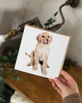 Labrador Puppy Greeting Card