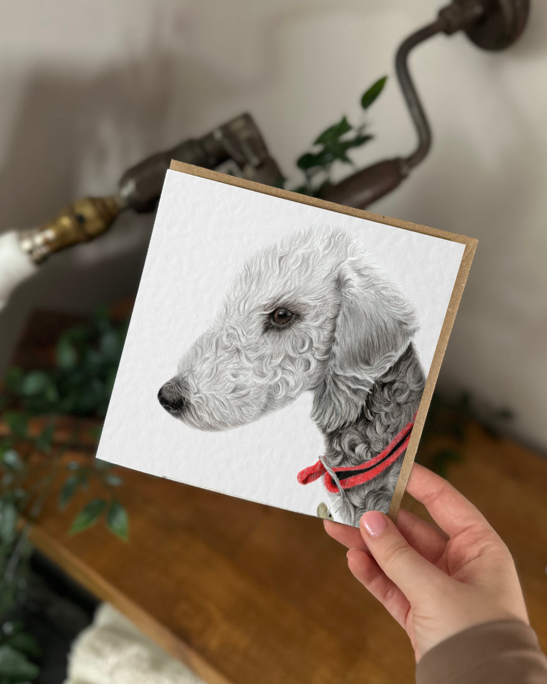 Bedlington Terrier Card & Tag Bundle