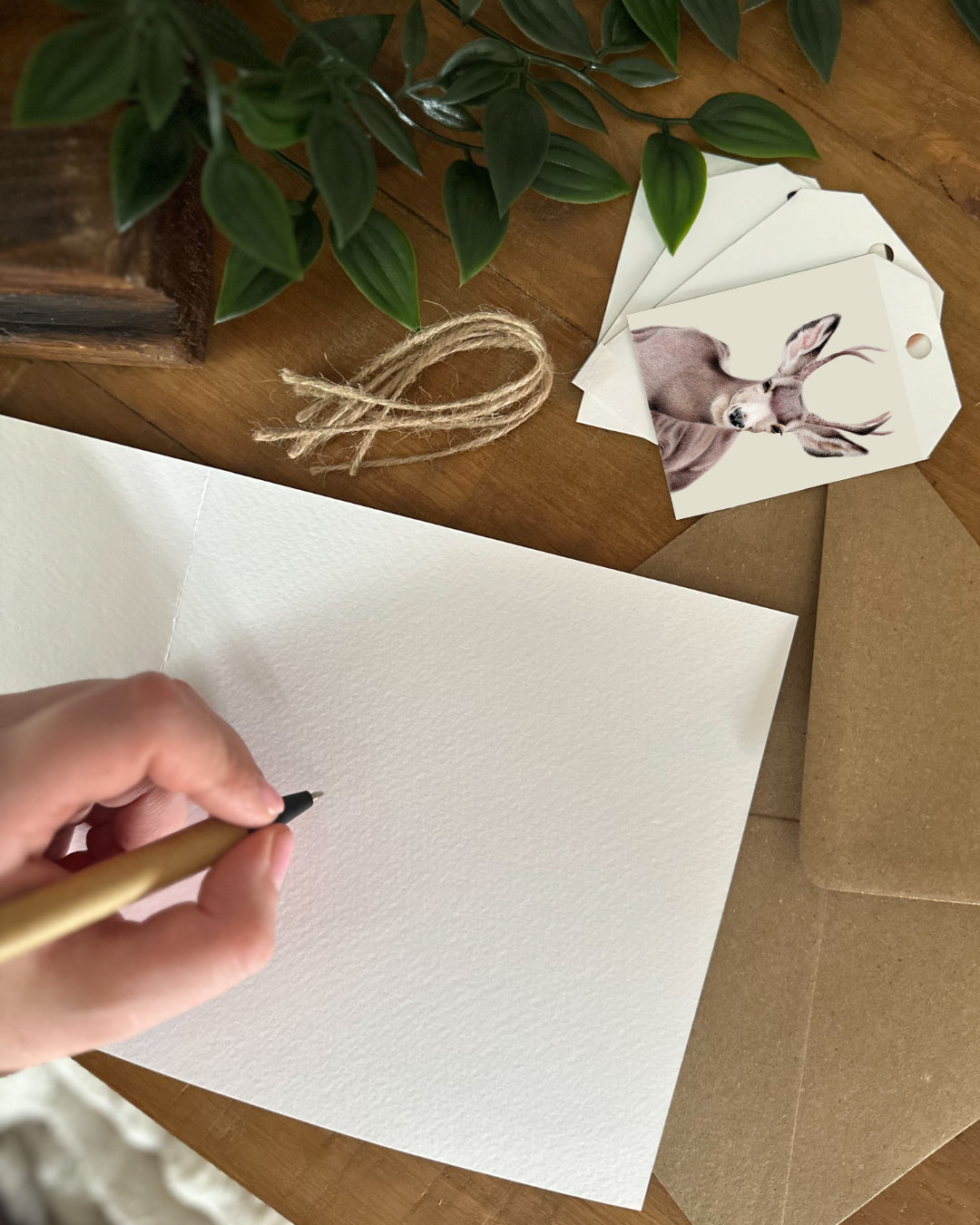 Mule Deer Gift Tags