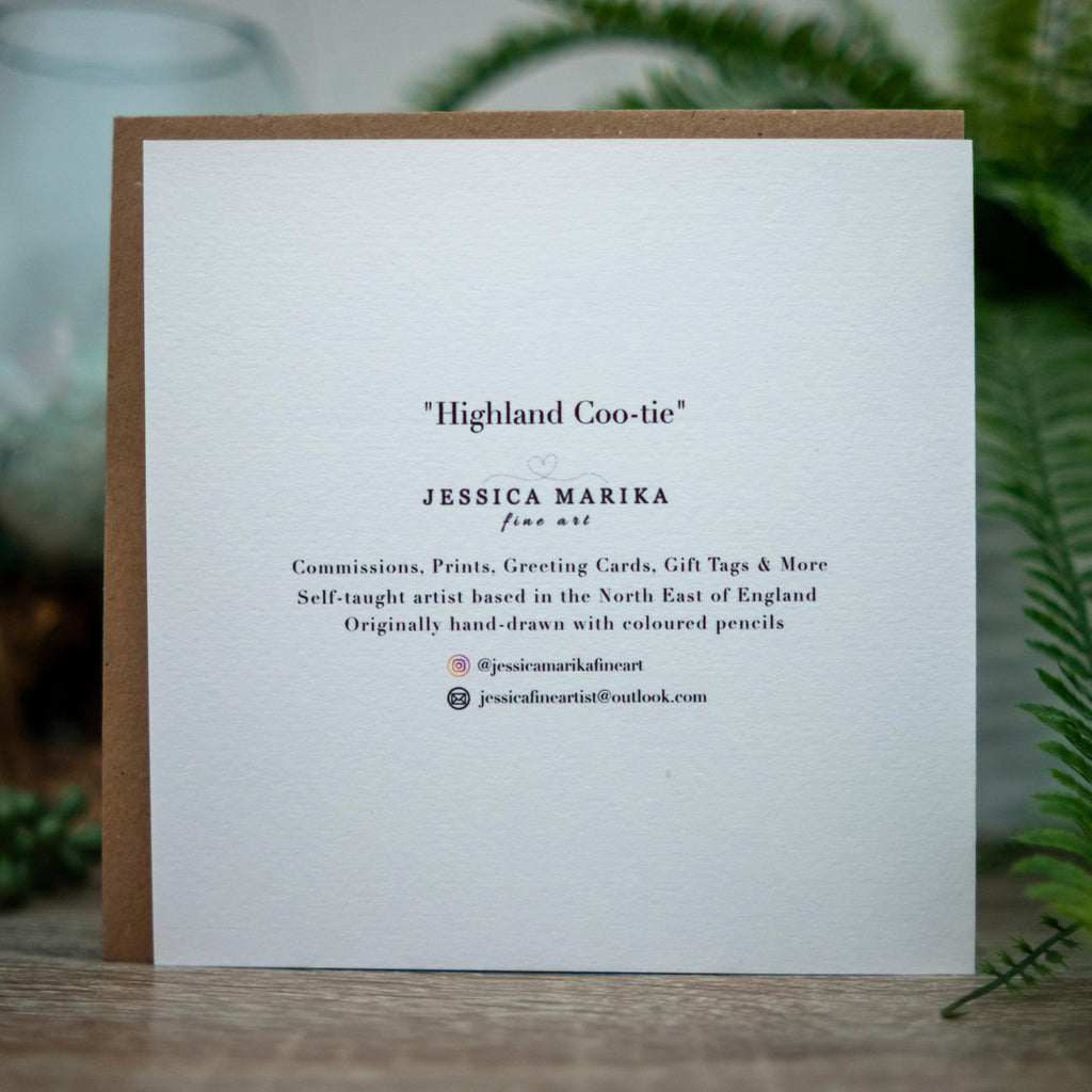 Highland Cow Greeting Card