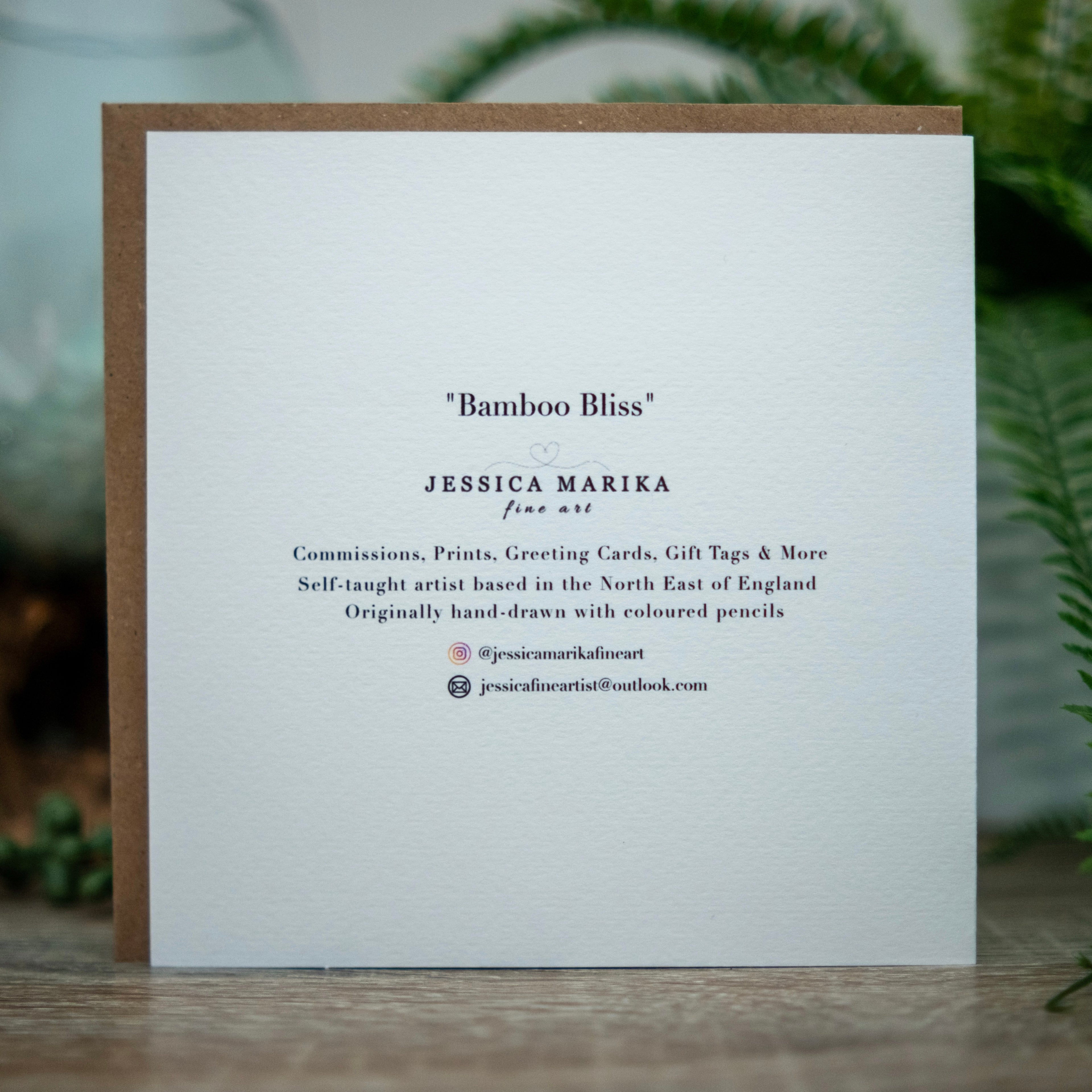 Panda Greeting Card