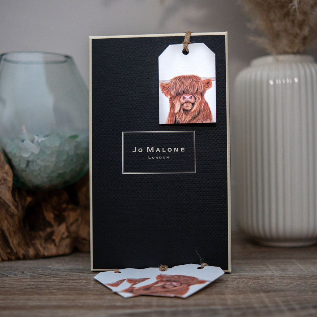 Highland Cow Gift Tag Set