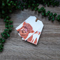 Highland Cow Gift Tag Set