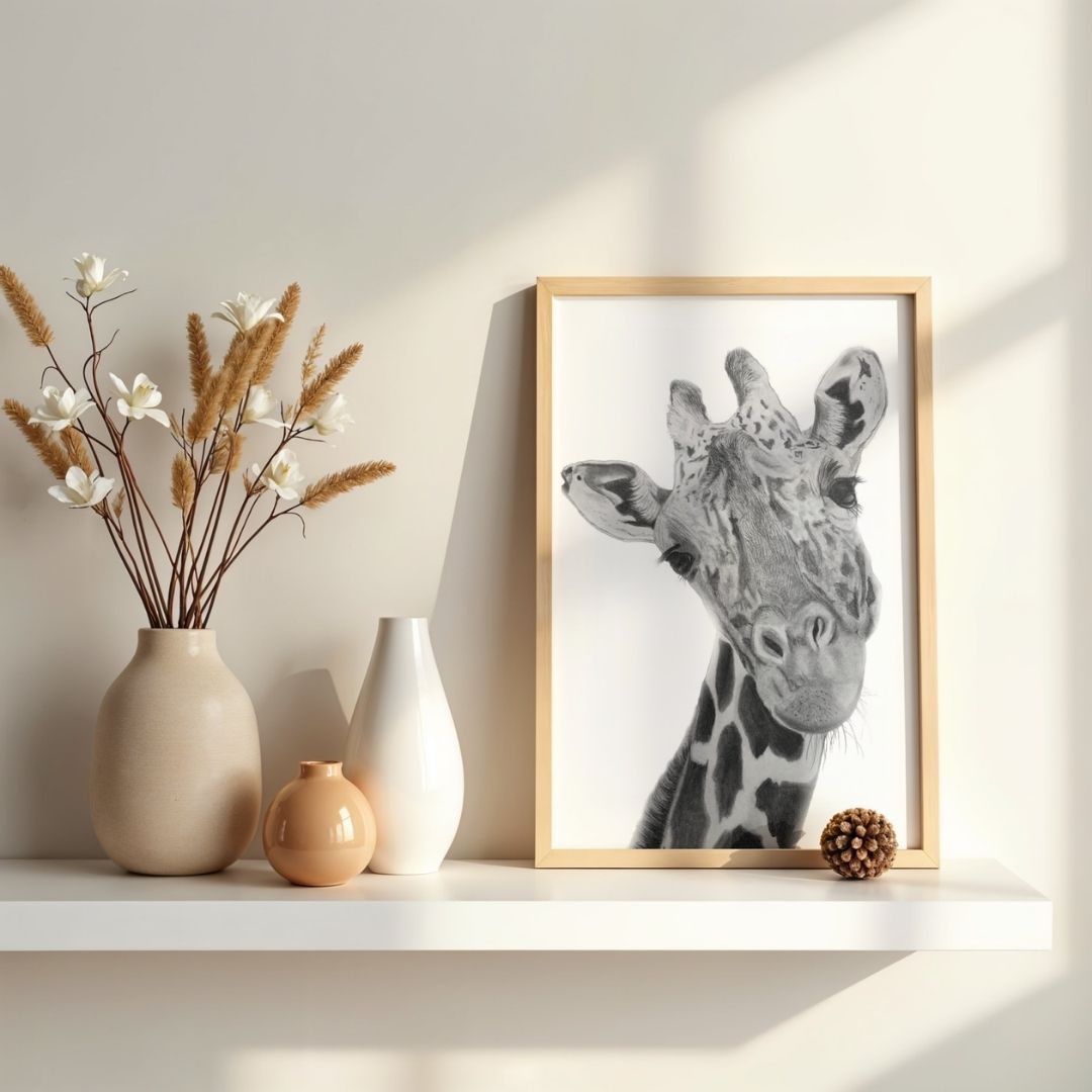 Giraffe (No. 2) Fine Art Print