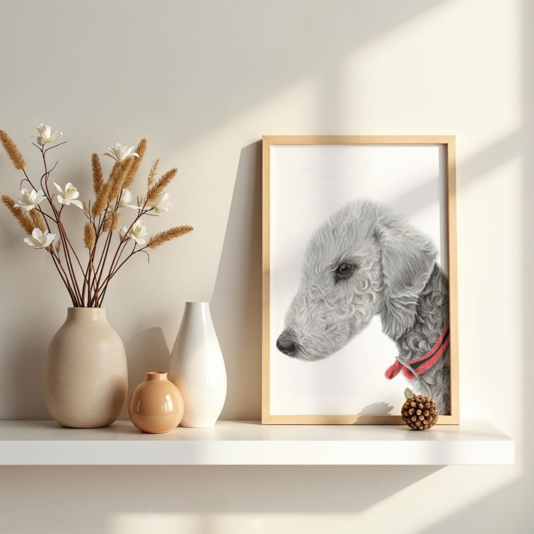 Bedlington Terrier Fine Art Print