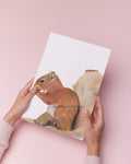 Red Squirrel Coloured Pencil Drawing Print: Wildlife Wall Art (A5/A4)
